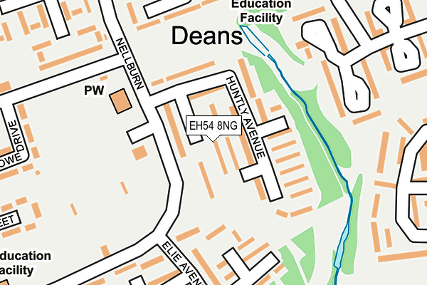 EH54 8NG map - OS OpenMap – Local (Ordnance Survey)