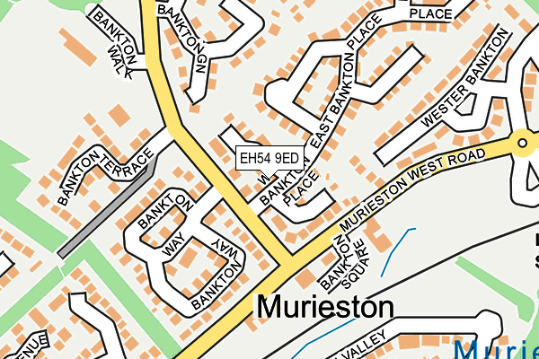 EH54 9ED map - OS OpenMap – Local (Ordnance Survey)