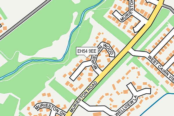 EH54 9EE map - OS OpenMap – Local (Ordnance Survey)