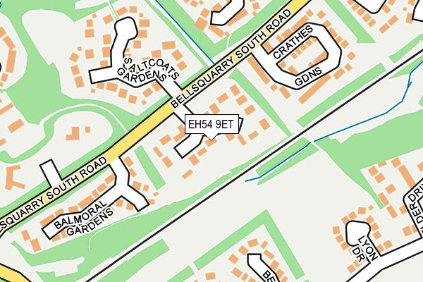 EH54 9ET map - OS OpenMap – Local (Ordnance Survey)