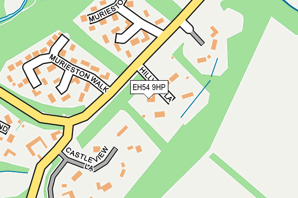 EH54 9HP map - OS OpenMap – Local (Ordnance Survey)