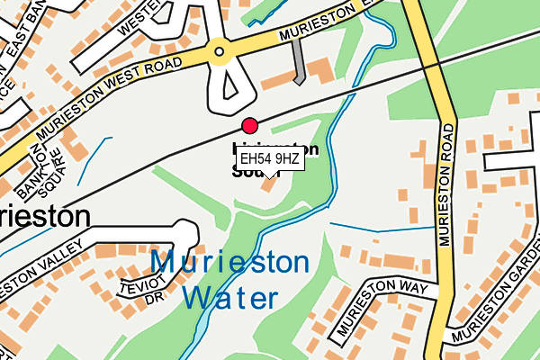 EH54 9HZ map - OS OpenMap – Local (Ordnance Survey)