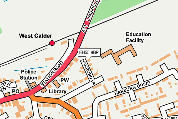 Map of MCNAUGHTON EDUCATION LIMITED at local scale