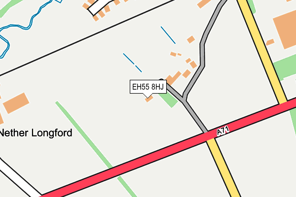 EH55 8HJ map - OS OpenMap – Local (Ordnance Survey)