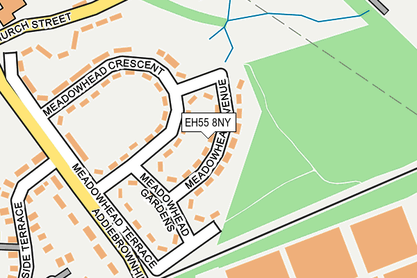 EH55 8NY map - OS OpenMap – Local (Ordnance Survey)