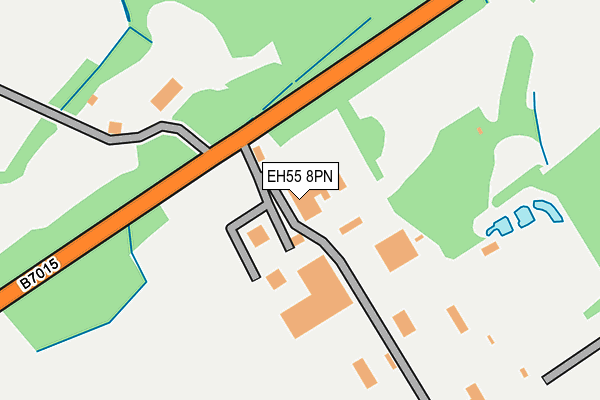 EH55 8PN map - OS OpenMap – Local (Ordnance Survey)