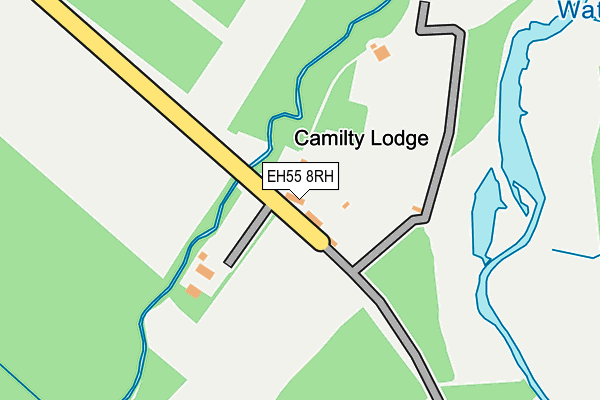 EH55 8RH map - OS OpenMap – Local (Ordnance Survey)