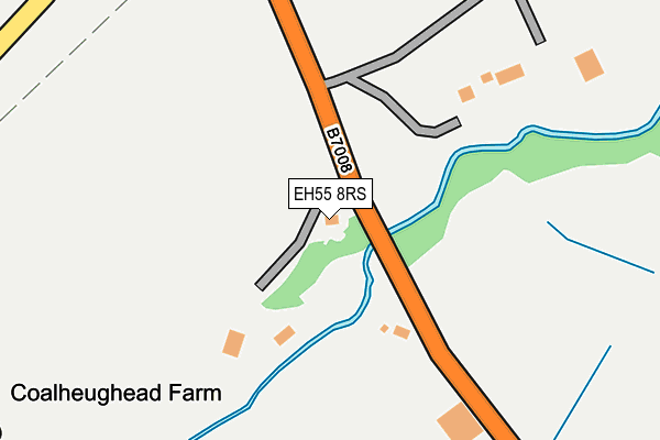 EH55 8RS map - OS OpenMap – Local (Ordnance Survey)