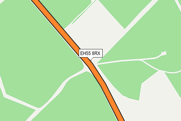 EH55 8RX map - OS OpenMap – Local (Ordnance Survey)
