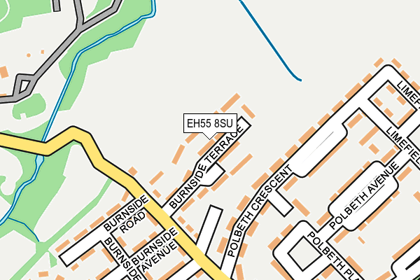 EH55 8SU map - OS OpenMap – Local (Ordnance Survey)