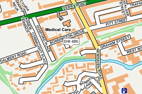 EH6 4BN map - OS OpenMap – Local (Ordnance Survey)