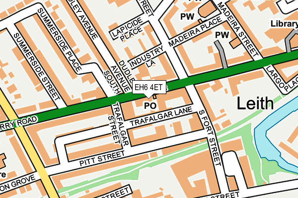 EH6 4ET map - OS OpenMap – Local (Ordnance Survey)