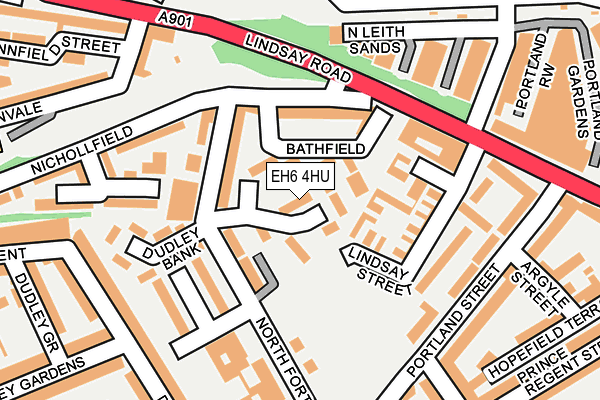 EH6 4HU map - OS OpenMap – Local (Ordnance Survey)