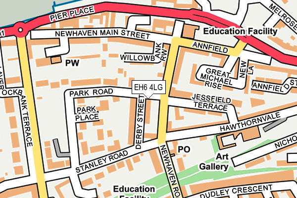 EH6 4LG map - OS OpenMap – Local (Ordnance Survey)