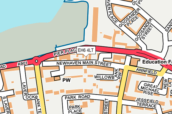 EH6 4LT map - OS OpenMap – Local (Ordnance Survey)