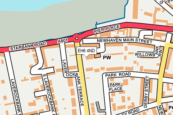 EH6 4ND map - OS OpenMap – Local (Ordnance Survey)