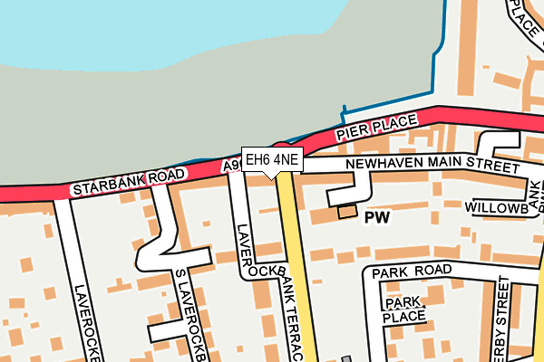 EH6 4NE map - OS OpenMap – Local (Ordnance Survey)