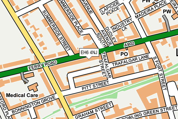 EH6 4NJ map - OS OpenMap – Local (Ordnance Survey)