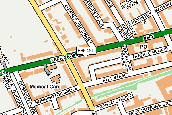 EH6 4NL map - OS OpenMap – Local (Ordnance Survey)