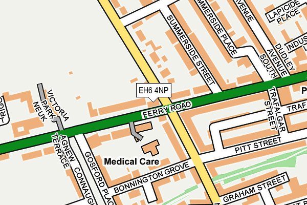 EH6 4NP map - OS OpenMap – Local (Ordnance Survey)