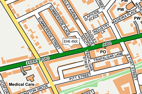 Map of HOTEL LAUNDRY AND LINEN LTD at local scale