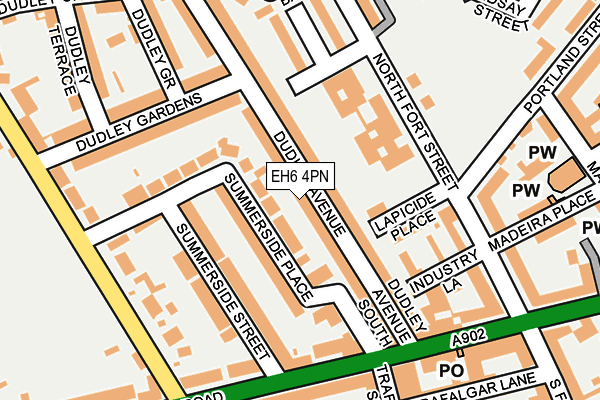 EH6 4PN map - OS OpenMap – Local (Ordnance Survey)