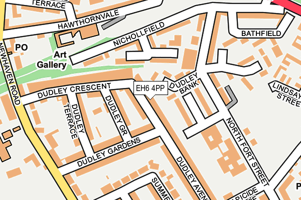 EH6 4PP map - OS OpenMap – Local (Ordnance Survey)