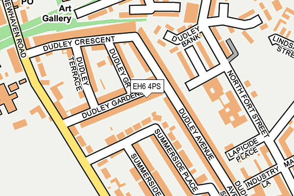 EH6 4PS map - OS OpenMap – Local (Ordnance Survey)