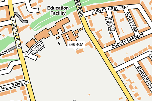 EH6 4QA map - OS OpenMap – Local (Ordnance Survey)