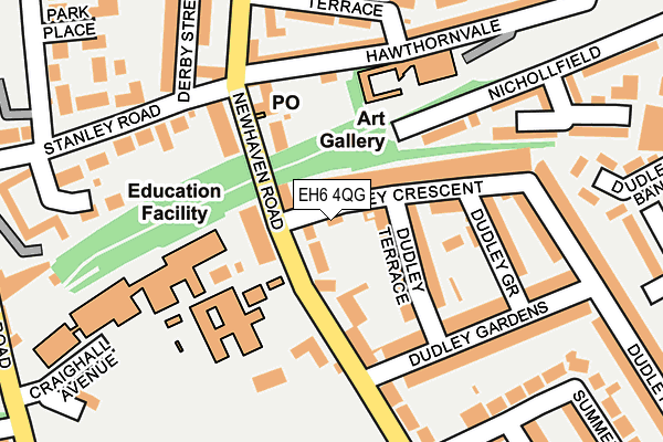 EH6 4QG map - OS OpenMap – Local (Ordnance Survey)