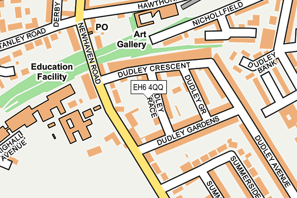 EH6 4QQ map - OS OpenMap – Local (Ordnance Survey)