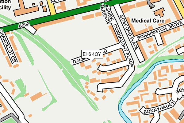 EH6 4QY map - OS OpenMap – Local (Ordnance Survey)