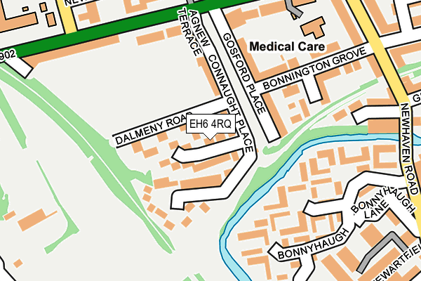 EH6 4RQ map - OS OpenMap – Local (Ordnance Survey)