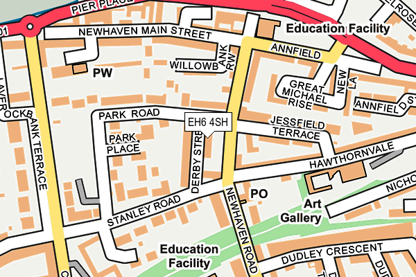 EH6 4SH map - OS OpenMap – Local (Ordnance Survey)