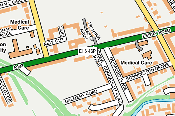 EH6 4SP map - OS OpenMap – Local (Ordnance Survey)