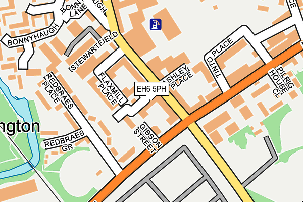 EH6 5PH map - OS OpenMap – Local (Ordnance Survey)