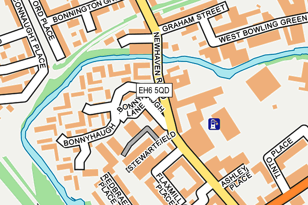 EH6 5QD map - OS OpenMap – Local (Ordnance Survey)