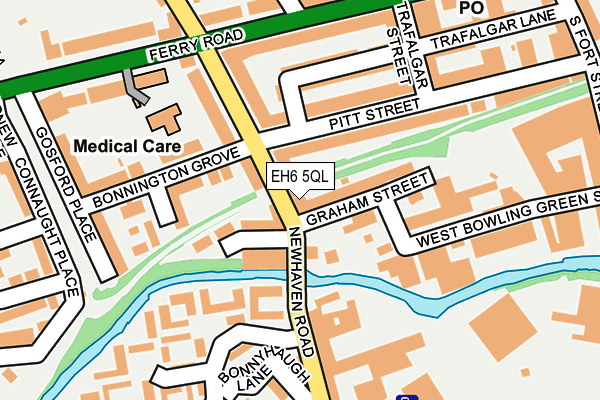 EH6 5QL map - OS OpenMap – Local (Ordnance Survey)