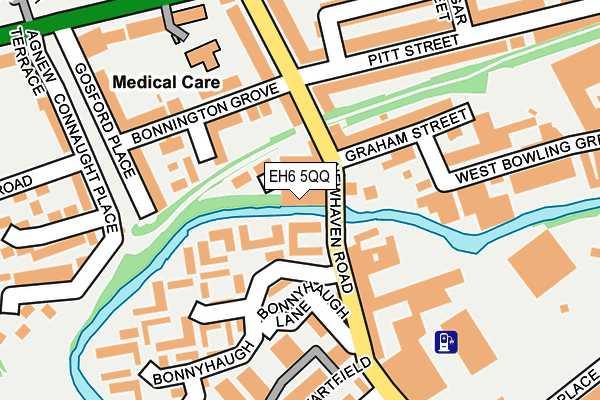 EH6 5QQ map - OS OpenMap – Local (Ordnance Survey)