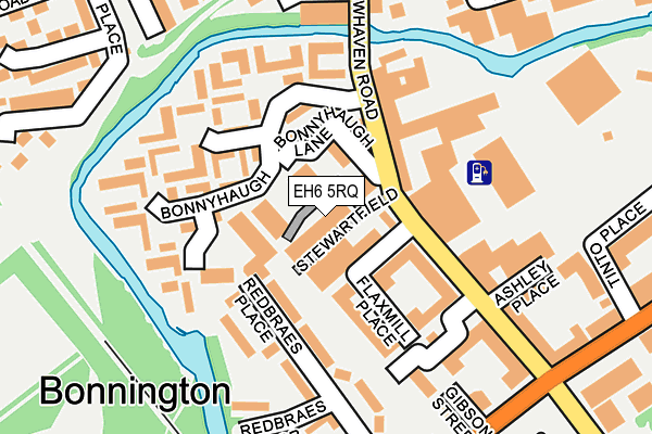 EH6 5RQ map - OS OpenMap – Local (Ordnance Survey)