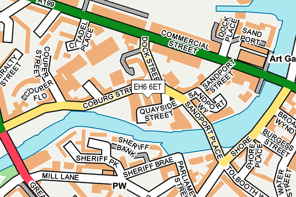 EH6 6ET map - OS OpenMap – Local (Ordnance Survey)