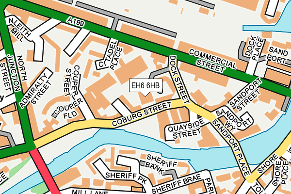 Map of MUCKLE BRIG LIMITED at local scale