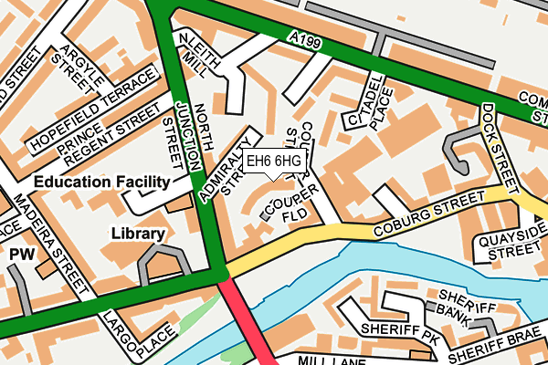 EH6 6HG map - OS OpenMap – Local (Ordnance Survey)