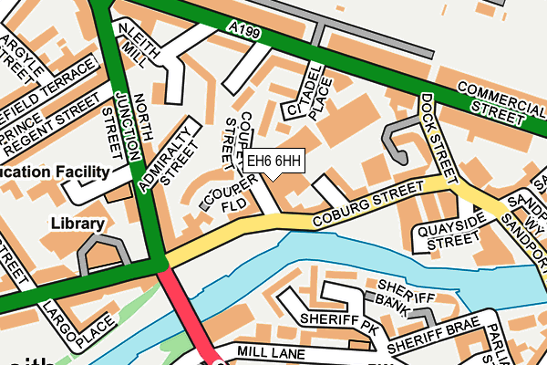 EH6 6HH map - OS OpenMap – Local (Ordnance Survey)