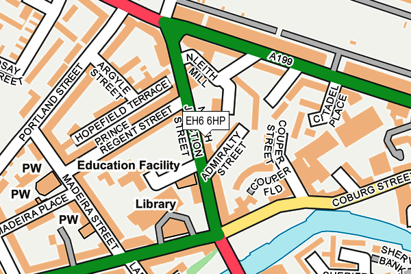 EH6 6HP map - OS OpenMap – Local (Ordnance Survey)