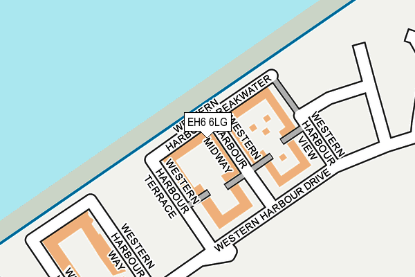 EH6 6LG map - OS OpenMap – Local (Ordnance Survey)