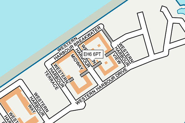 EH6 6PT map - OS OpenMap – Local (Ordnance Survey)