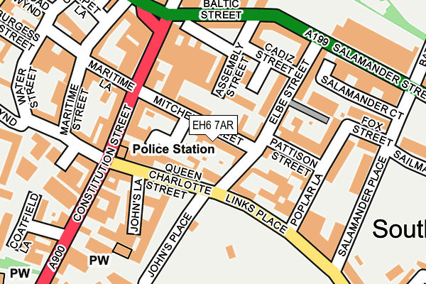 EH6 7AR map - OS OpenMap – Local (Ordnance Survey)