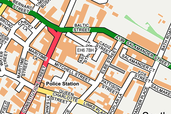 EH6 7BH map - OS OpenMap – Local (Ordnance Survey)