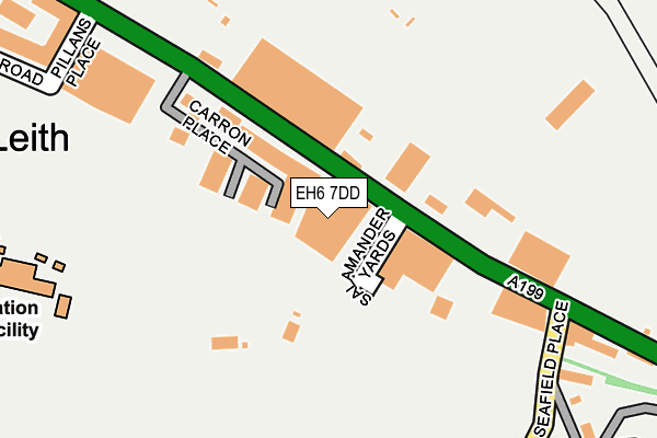 EH6 7DD map - OS OpenMap – Local (Ordnance Survey)